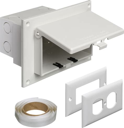 arlington electrical floor box|Arlington recessed outdoor outlet box.